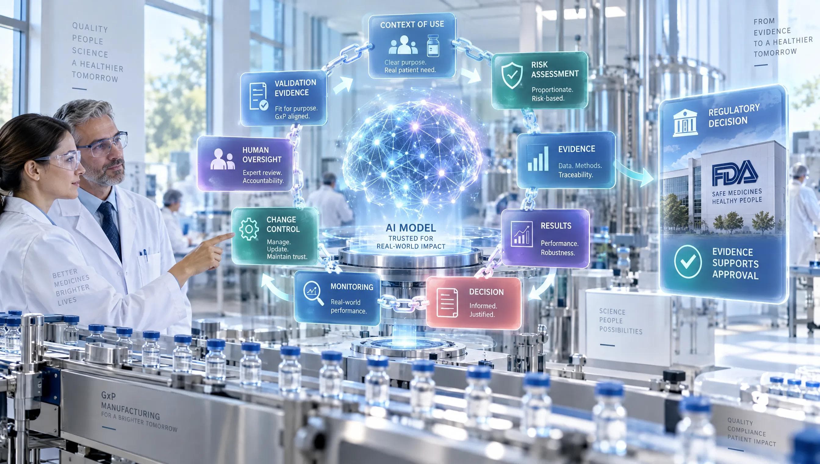 AI Credibility: From GxP Evidence to FDA Decisions (FDA DRAFT Guidance Jan2025)